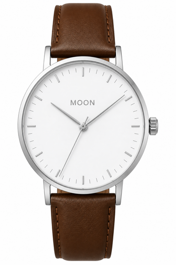 Montre cuir marron femme – Élégante et intemporelle | MOON