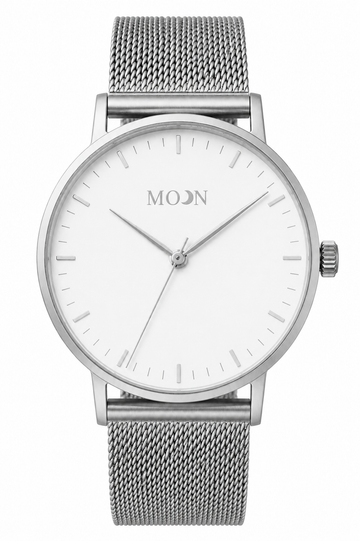 Montre maille argent femme – Élégante & minimaliste